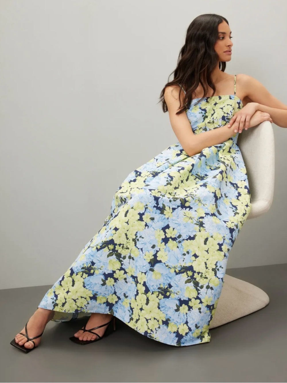 SACHIN BABI Beau Gown
Floral Maxi Dress with Spaghetti Straps Sz 12 - Picture 3 of 16